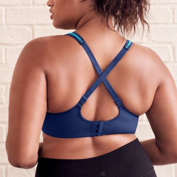 NWT Black Smoked Neon High Impact Sport Bra PLUS Countour Padded - Picture 14 of 16